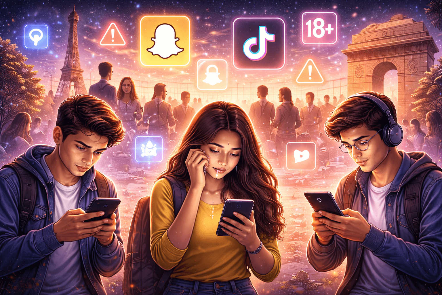 From Paris to New Delhi: The Global Push to Ban Teens From Social Media
